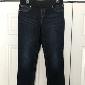 INC Jeggings w/elastic waist Dark Wash Sz 10